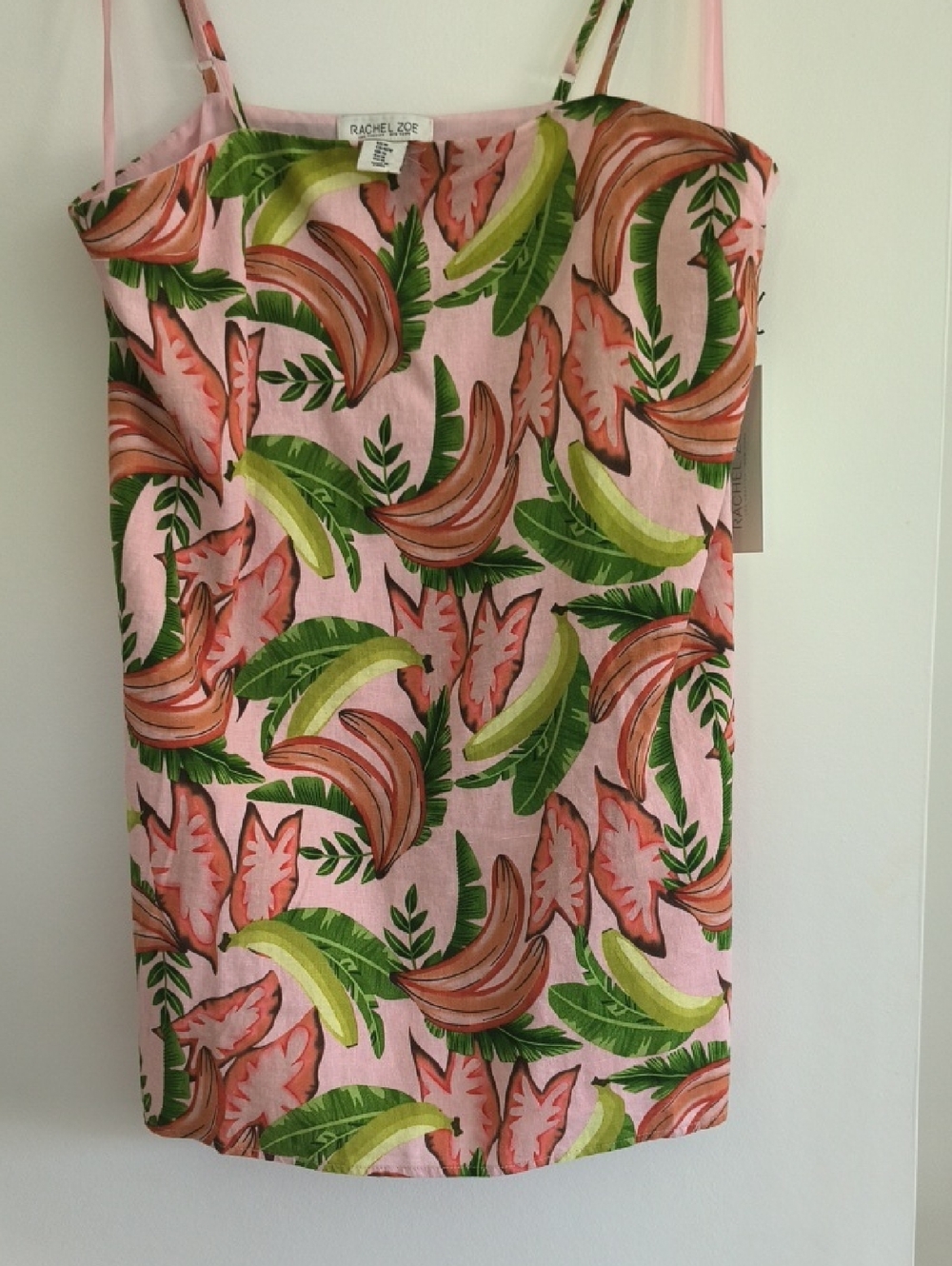 Rachel Zoe Tropical Linen Romper Dress (M) New